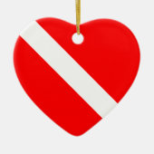 Scuba Dive Flag Ornament (beidseitig) (Vorne)