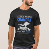Scuba Dive Großvater Unterwasser S T-Shirt (Vorderseite)