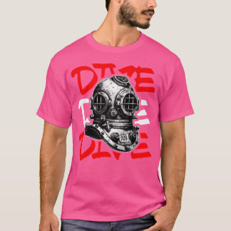 Scuba Dive Helmet Cool Scuba Diving T-Shirt