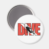SCUBA Dive Magnet (Vorderseite/Rückseite)