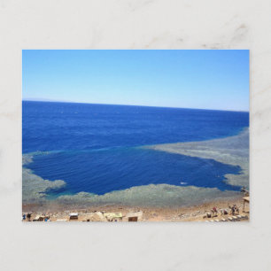 Scuba Dive Spot Blue Hole Postkarte