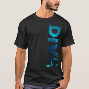 Scuba Dive Vintages Tauchgerät Unterwassertaucher T-Shirt
