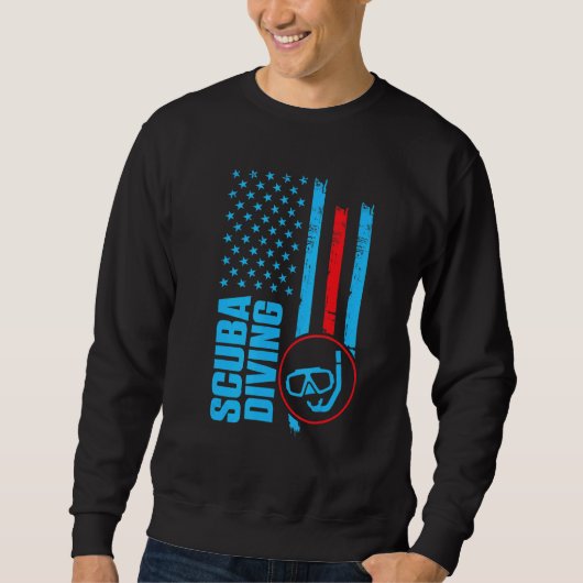 Scuba Diver 6 Sweatshirt (Vorderseite)
