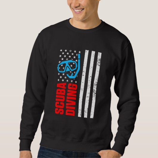 Scuba Diver 7 Sweatshirt (Vorderseite)