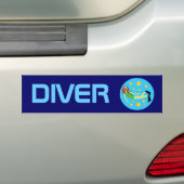 Scuba Diver Autoaufkleber (Auf Auto)