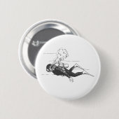 Scuba Diver Button (Vorne & Hinten)