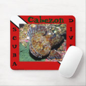Scuba Diver Cabezon Mousepad (Mit Mouse)