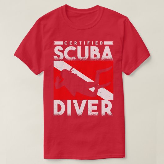 Scuba Diver Certified Scuba Diver T-Shirt (Design vorne)