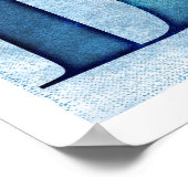 Scuba Diver Colorful Scuba Diving Poster (Ecke)