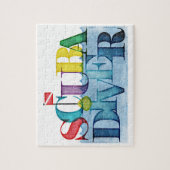 Scuba Diver Colorful Scuba Diving Puzzle (Vertikal)