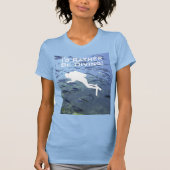 Scuba Diver Design "Ich würde eher tauchen" T-Shirt (Vorderseite)