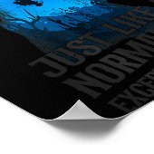 Scuba Diver Diving Dad Just Like A Normal Dad  Poster (Ecke)