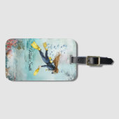 Scuba Diver Diving underwater  Gepäckanhänger (Vorderseite (Horizontal))