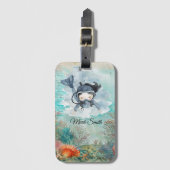 Scuba Diver Diving underwater Gepäckanhänger (Vorderseite Vertikal)