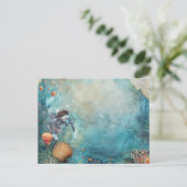 Scuba Diver Diving underwater Postkarte (Stehend Vorderseite)