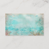 Scuba Diver Diving underwater Visitenkarte (Rückseite)