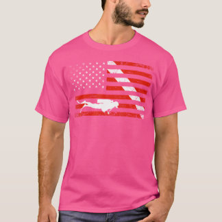 Scuba Diver Down Dive Flag Scuba Diving American F T-Shirt