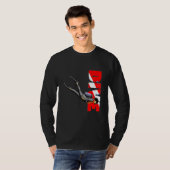 Scuba Diver Down Flag 1 T-Shirt (Vorne ganz)