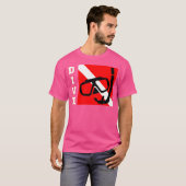 Scuba Diver Down Flag T-Shirt (Vorne ganz)