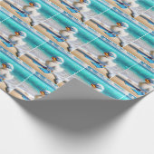 Scuba Diver Duckling Geschenkpapier (Ecke)