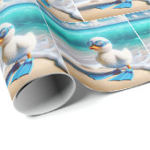 Scuba Diver Duckling Geschenkpapier (Rolleneckpunkt)