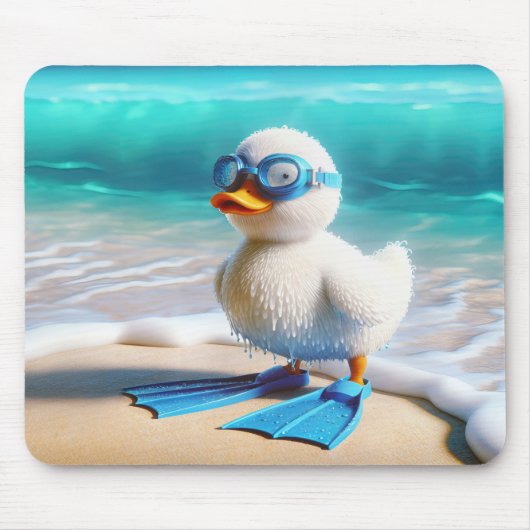 Scuba Diver Duckling Mousepad (Vorne)