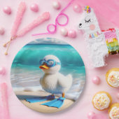 Scuba Diver Duckling Pappteller (Party)