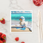 Scuba Diver Duckling Serviette (Beispiel)