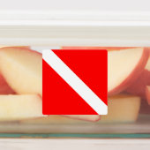 Scuba Diver Etiketten (Befestigt)