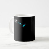 Scuba Diver Evolution Diver Kaffeetasse (Vorderseite Links)
