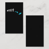 Scuba Diver Evolution Diver Visitenkarte (Vorne/Hinten)