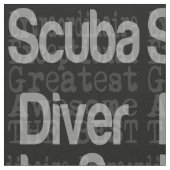 Scuba Diver Extraordinaire Stoff (Nahaufnahme)