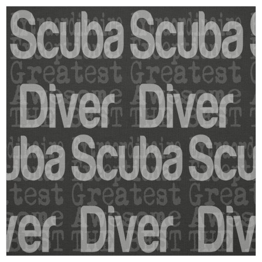 Scuba Diver Extraordinaire Stoff (Muster)