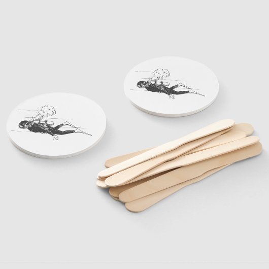 Scuba Diver Fächer (Non-assembled)