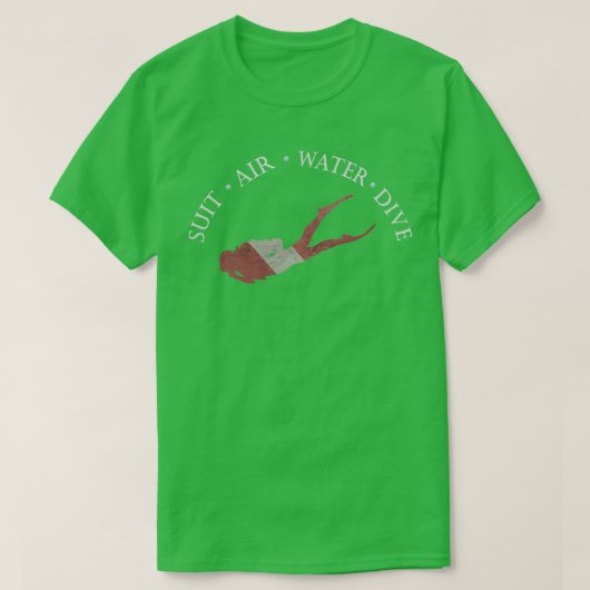 Scuba Diver Flag T-Shirt (Design vorne)
