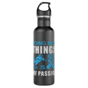 Scuba Diver Funny Dive Slogan Edelstahlflasche