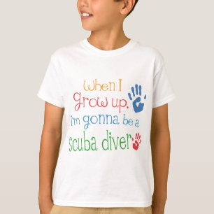 Scuba Diver (Future) Säugling Baby T - Shirt