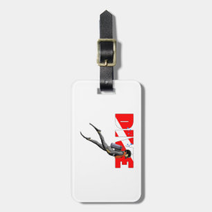 SCUBA Diver Gepäckanhänger