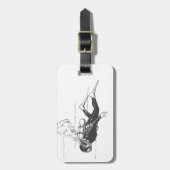 Scuba Diver Gepäckanhänger (Vorderseite vertikal)