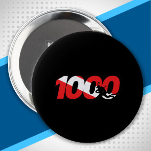 Scuba Diver Geschenk - 1000. Tauchgang - Tauchen Button
