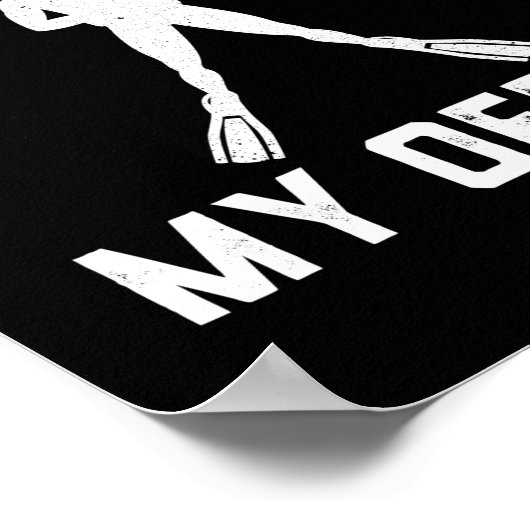 Scuba Diver Geschenk für Männer Funny Scuba Diving Poster (Ecke)