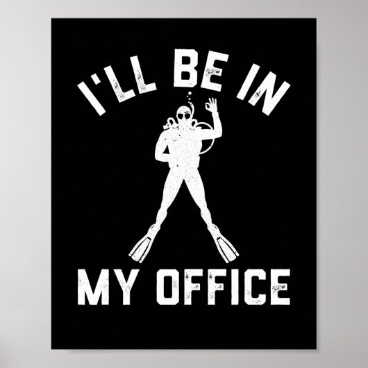 Scuba Diver Geschenk für Männer Funny Scuba Diving Poster (Vorne)