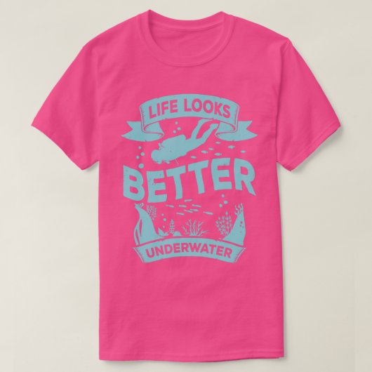 Scuba Diver Geschenk T-Shirt (Design vorne)