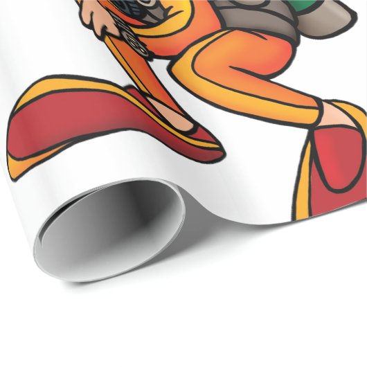 Scuba Diver Geschenkpapier (Rolleneckpunkt)