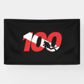 Scuba Diver Gift - 100. Dive Down - Scuba Banner (Horizontal)