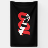 Scuba Diver Gift - 100. Dive Down - Scuba Banner (Vertikal)