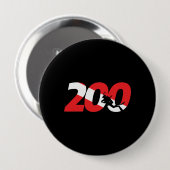 Scuba Diver Gift - 200. Dive Down Diving Button (Vorne & Hinten)