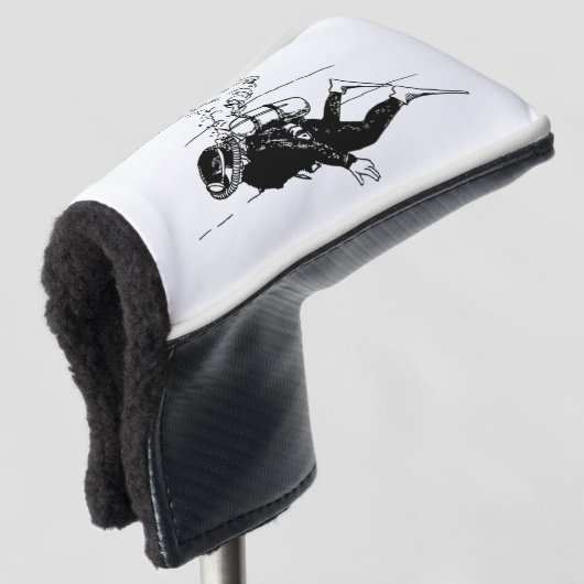 Scuba Diver Golf Headcover (3/4 Vorderseite)