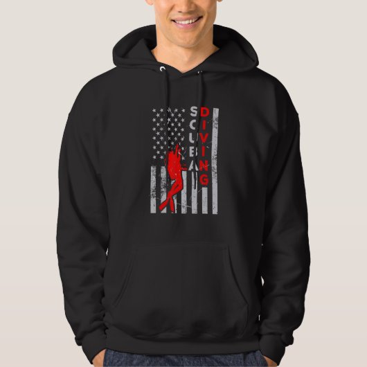 Scuba Diver Hoodie (Vorderseite)