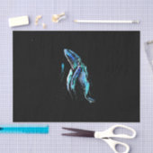 Scuba Diver Humpback Wal Schwimmen Geschenk Seidenpapier (Handwerk)